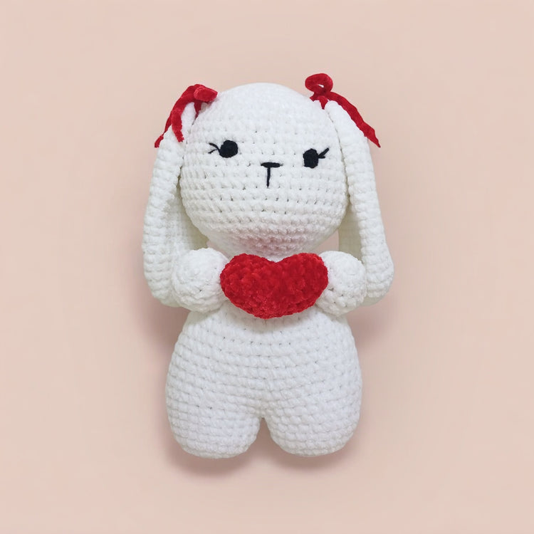 Valentine Bunny Toy (Extra Soft)